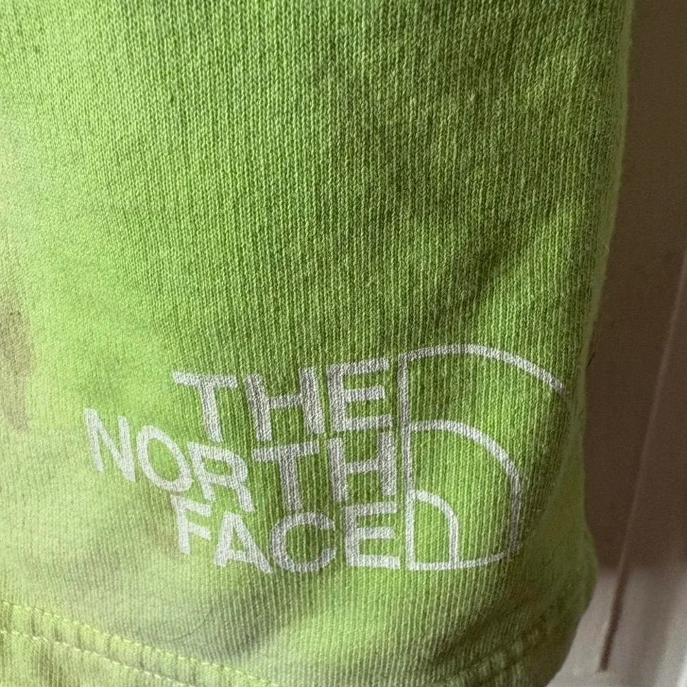 The North Face Mens Shorts  Relaxed Fit Tie Dye Green Size medium